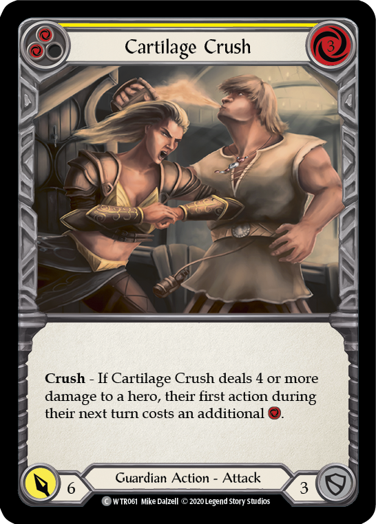 Cartilage Crush (Yellow) [U-WTR061] (Welcome to Rathe Unlimited)  Unlimited Normal | Card Citadel