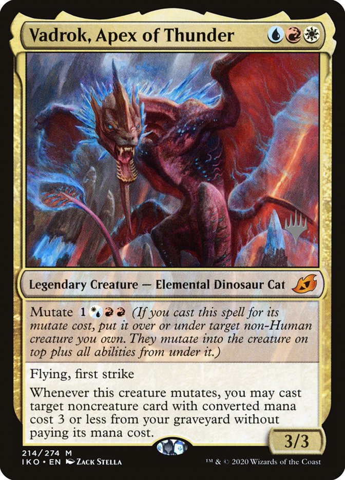 Vadrok, Apex of Thunder (Promo Pack) [Ikoria: Lair of Behemoths Promos] | Card Citadel