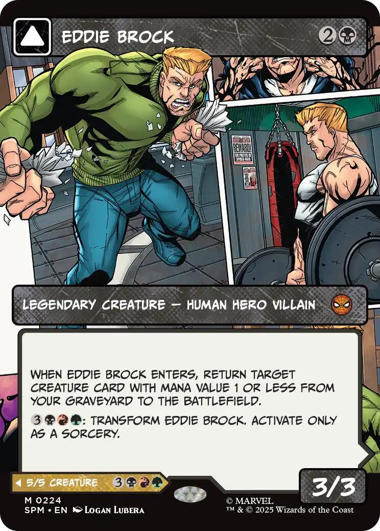 Eddie Brock (0224) (Borderless) [Marvel's Spider-Man] | Card Citadel