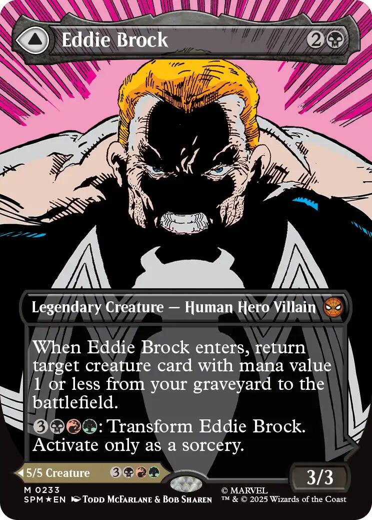 Eddie Brock (0233) (Borderless) [Marvel's Spider-Man] | Card Citadel