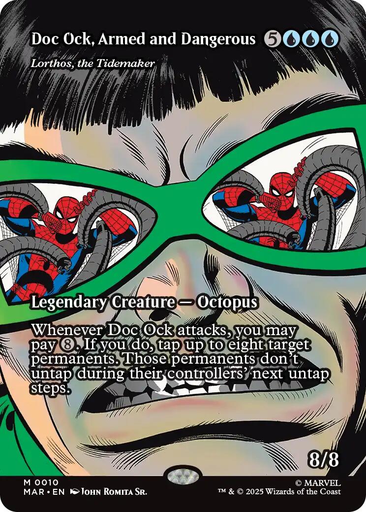 Doc Ock, Armed and Dangerous - Lorthos, the Tidemaker (Borderless) [Marvel's Spider-Man: Eternal-Legal] | Card Citadel