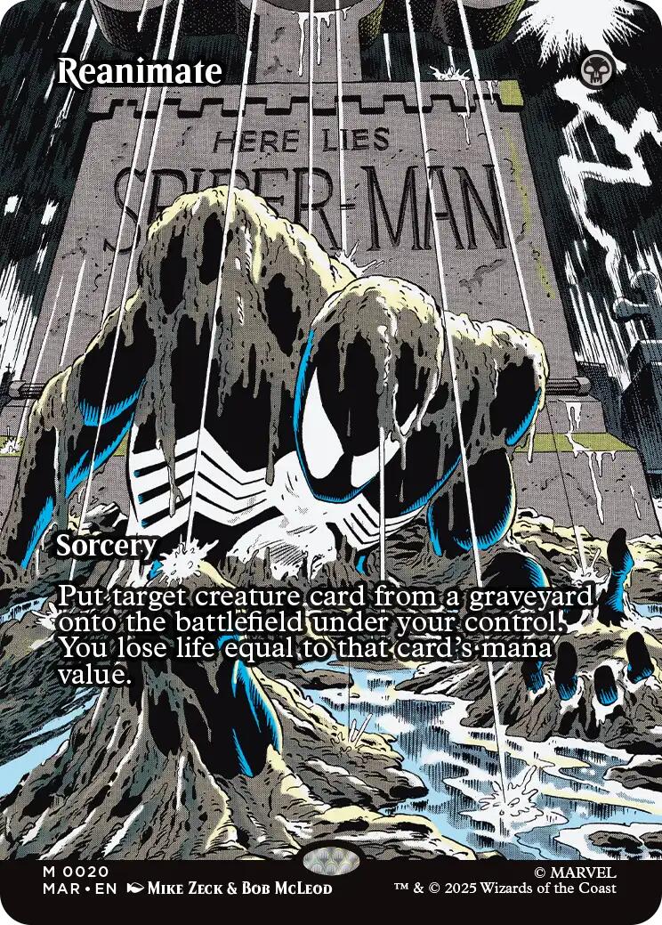 Reanimate (Borderless) [Marvel's Spider-Man: Eternal-Legal] | Card Citadel