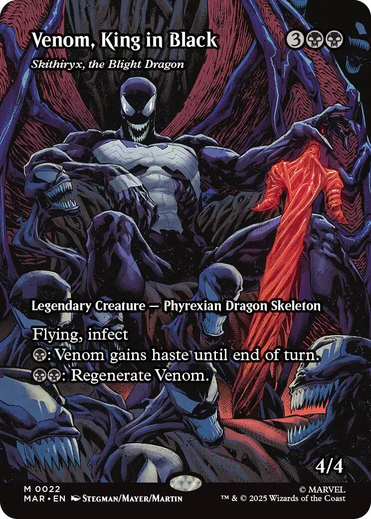 Venom, King in Black - Skithiryx, the Blight Dragon (Borderless) [Marvel's Spider-Man: Eternal-Legal] | Card Citadel