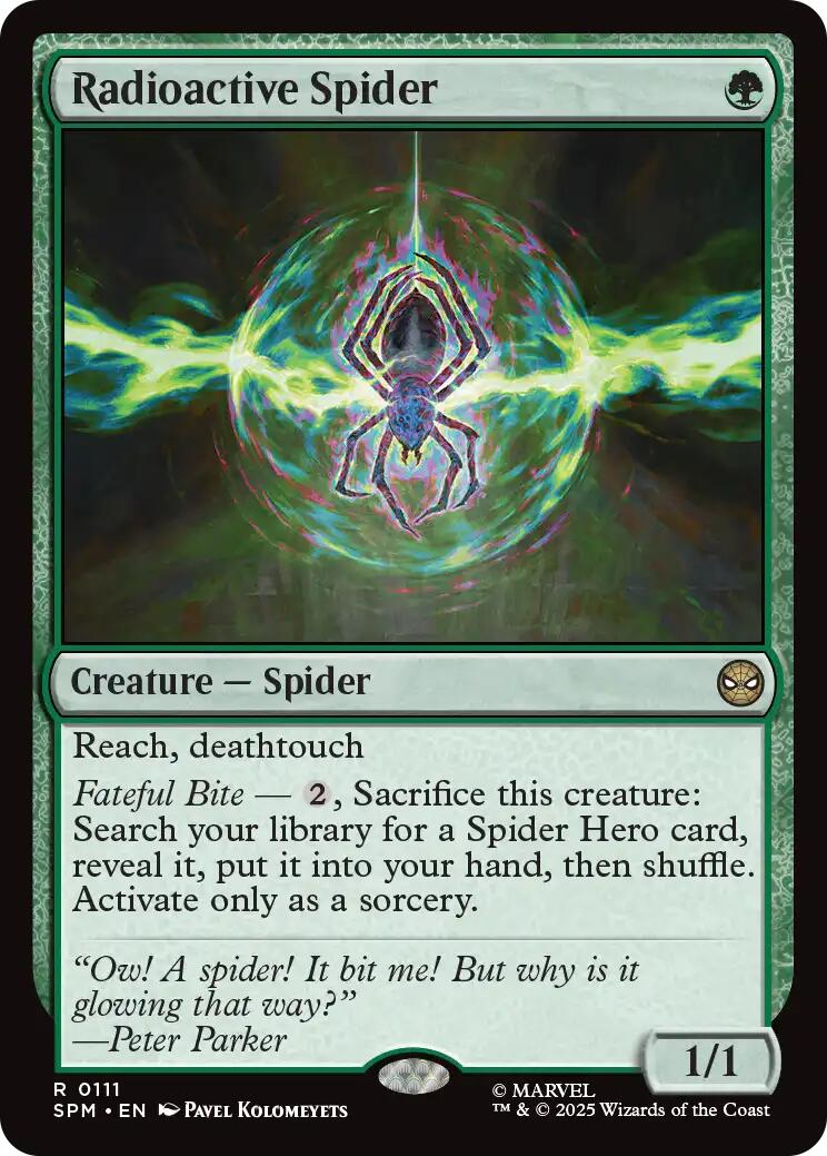 Radioactive Spider [Marvel's Spider-Man] | Card Citadel