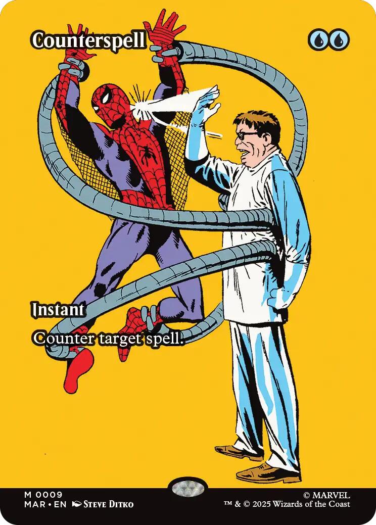 Counterspell (Borderless) [Marvel's Spider-Man: Eternal-Legal] | Card Citadel