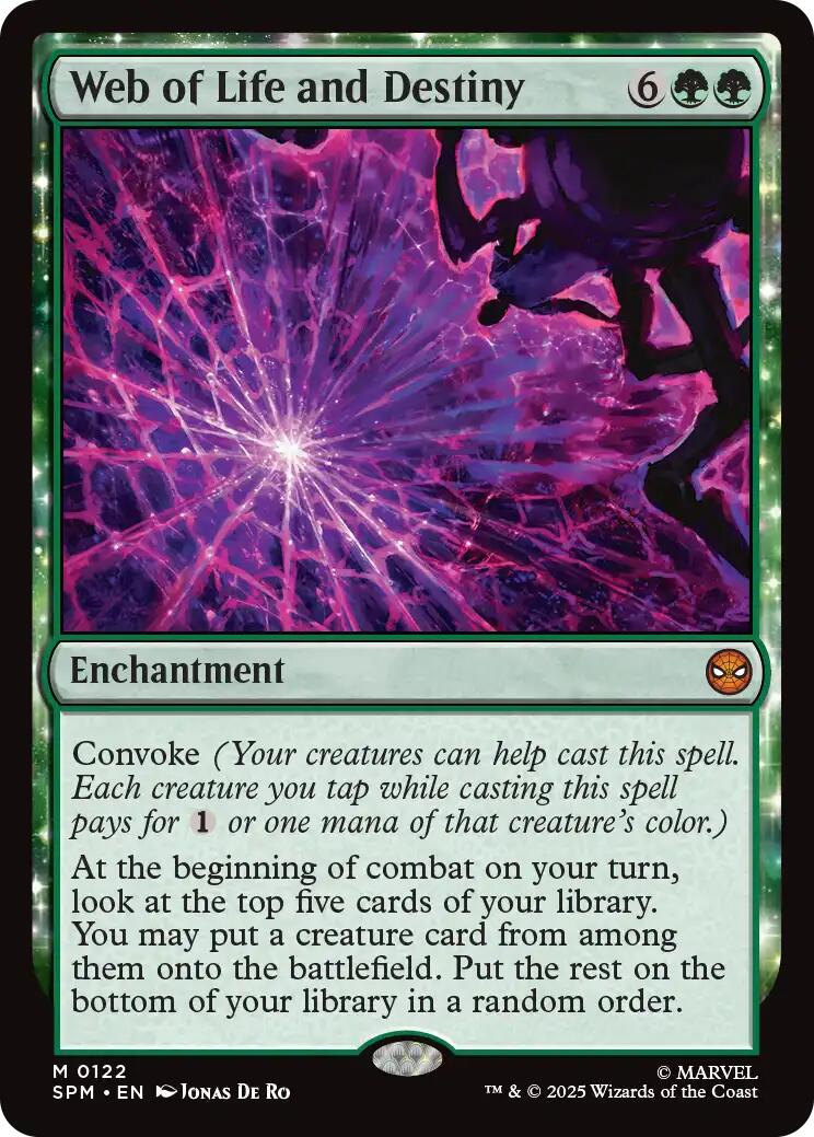 Web of Life and Destiny [Marvel's Spider-Man] | Card Citadel