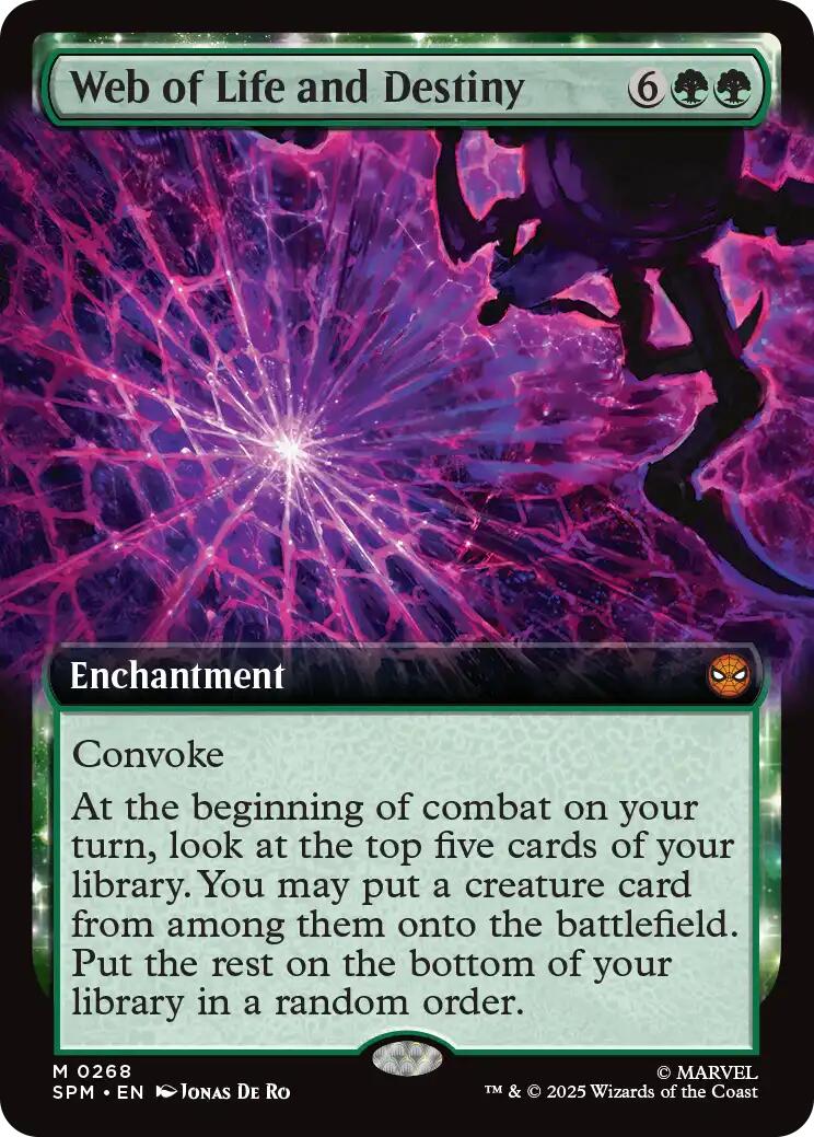 Web of Life and Destiny (Extended Art) [Marvel's Spider-Man] | Card Citadel