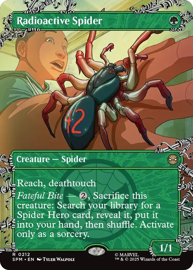Radioactive Spider (Borderless) [Marvel's Spider-Man] | Card Citadel