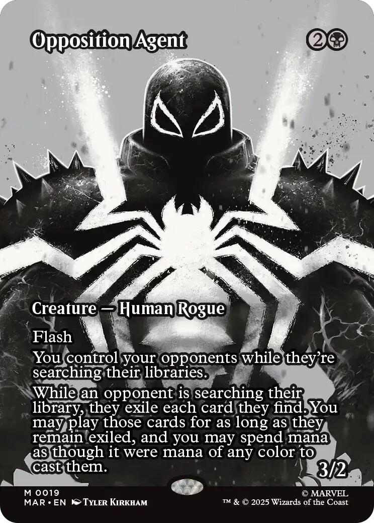 Opposition Agent (Borderless) [Marvel's Spider-Man: Eternal-Legal] | Card Citadel