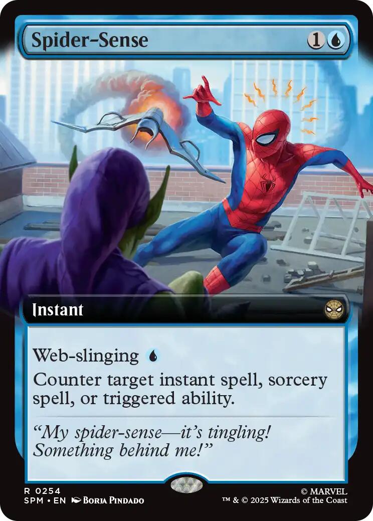 Spider-Sense (Extended Art) [Marvel's Spider-Man] | Card Citadel
