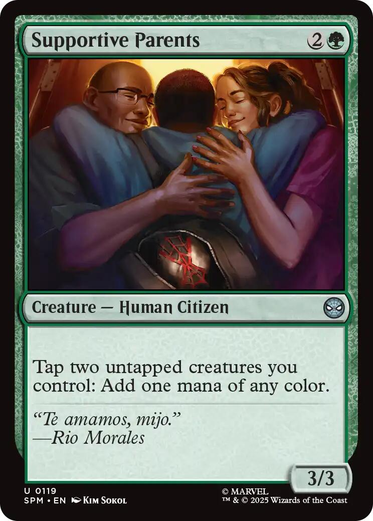Supportive Parents [Marvel's Spider-Man] | Card Citadel