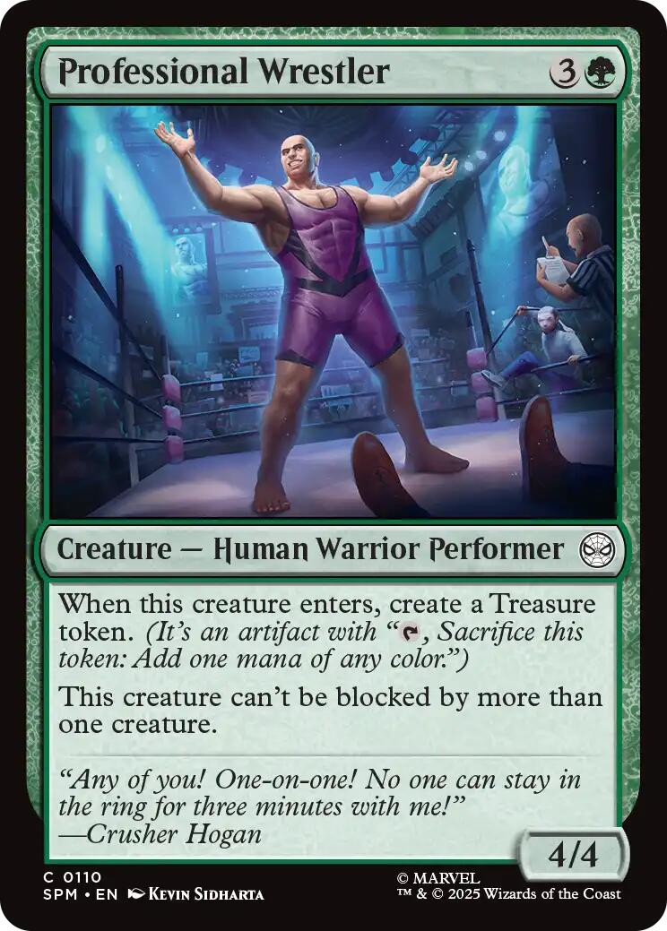 Professional Wrestler [Marvel's Spider-Man] | Card Citadel