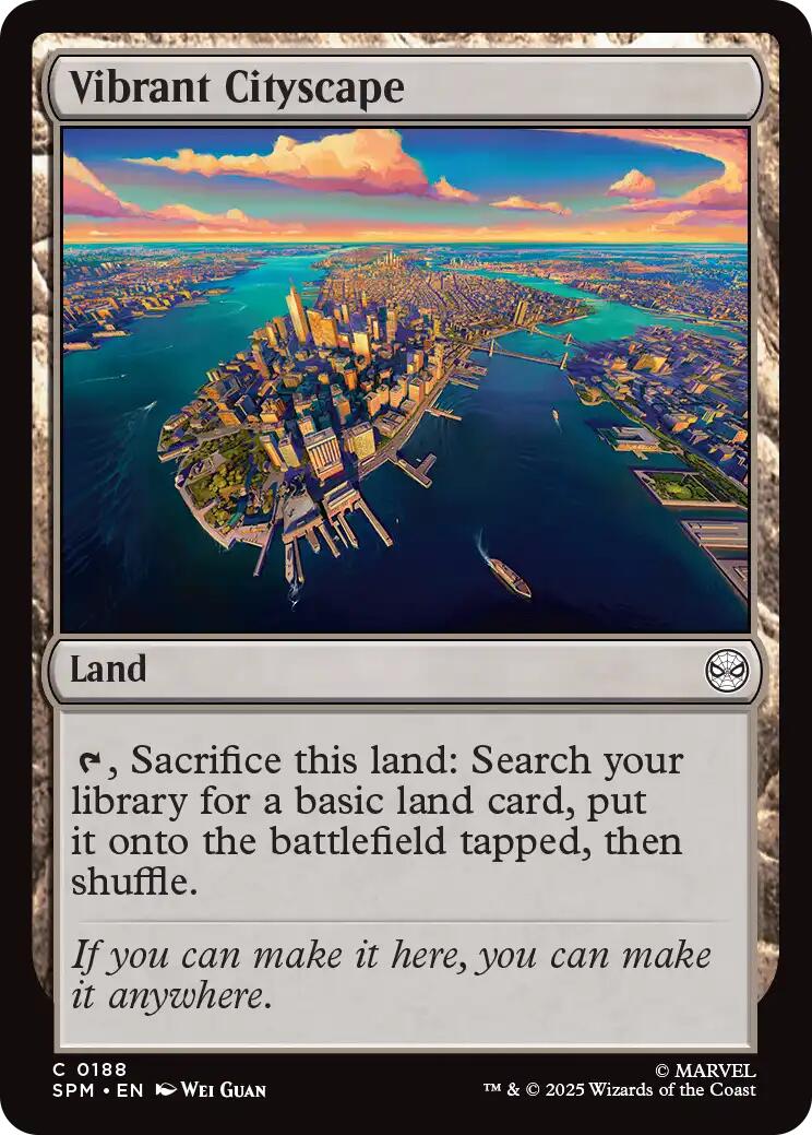 Vibrant Cityscape [Marvel's Spider-Man] | Card Citadel