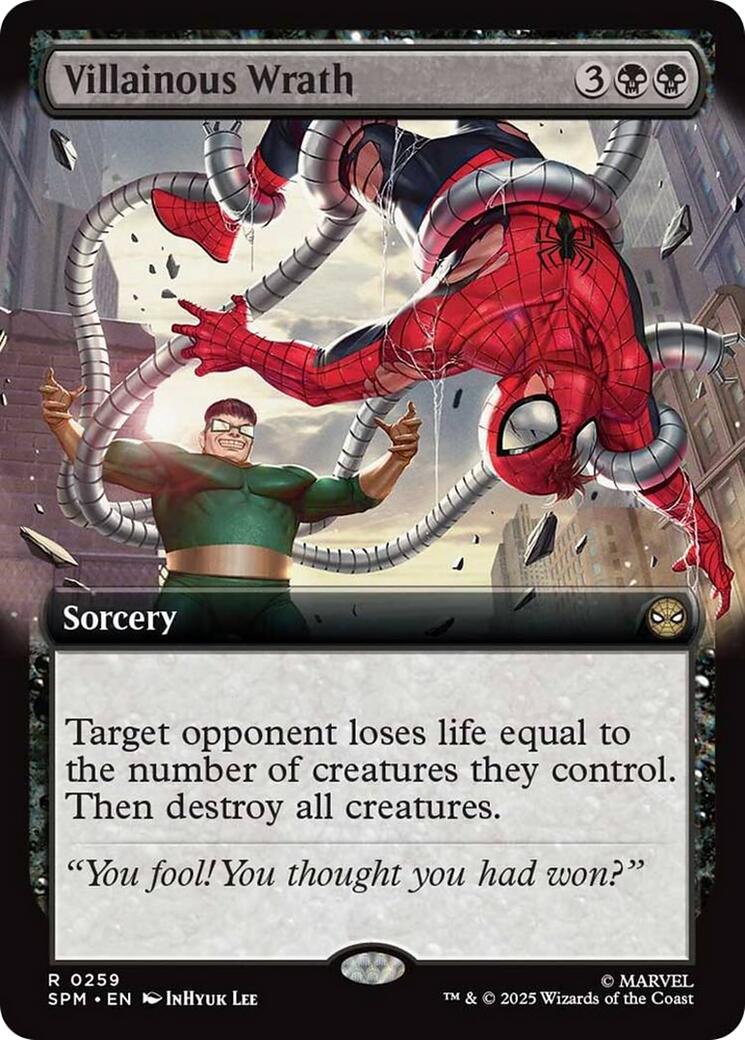 Villainous Wrath (Extended Art) [Marvel's Spider-Man] | Card Citadel