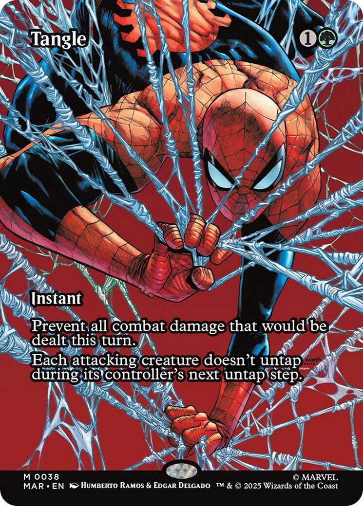 Tangle (Borderless) [Marvel's Spider-Man: Eternal-Legal] | Card Citadel