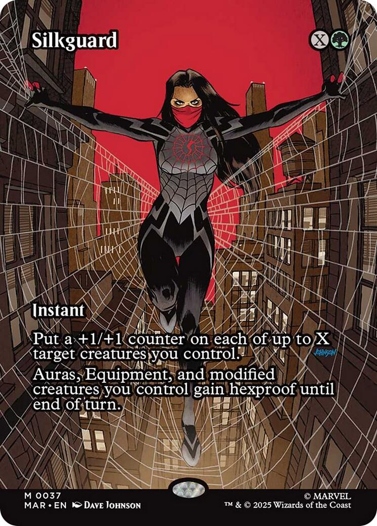Silkguard (Borderless) [Marvel's Spider-Man: Eternal-Legal] | Card Citadel