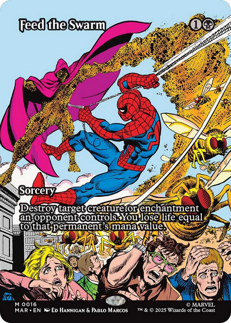 Feed the Swarm (Borderless) [Marvel's Spider-Man: Eternal-Legal] | Card Citadel
