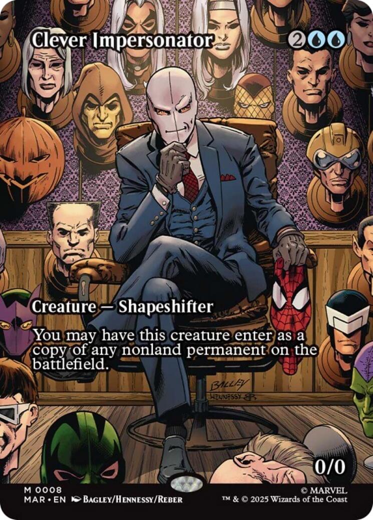 Clever Impersonator (Borderless) [Marvel's Spider-Man: Eternal-Legal] | Card Citadel