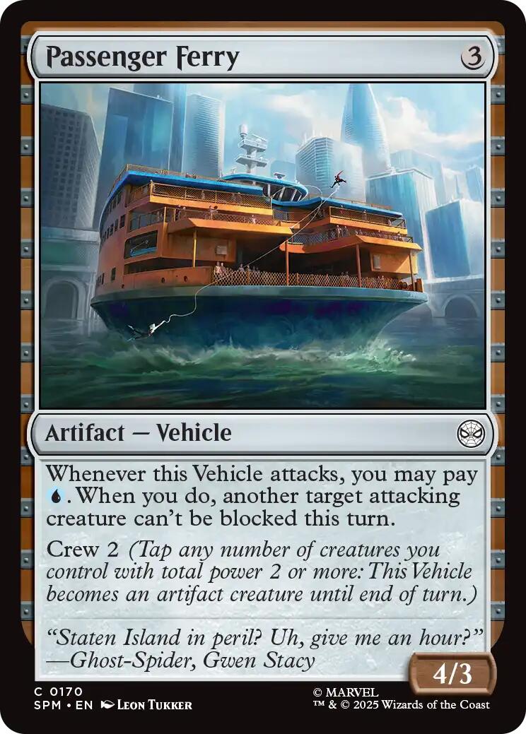 Passenger Ferry [Marvel's Spider-Man] | Card Citadel
