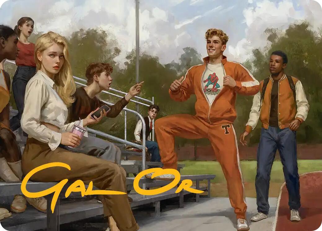 Flash Thompson, Spider-Fan Art Card (Gold-Stamped Signature) [Marvel's Spider-Man Art Series] | Card Citadel