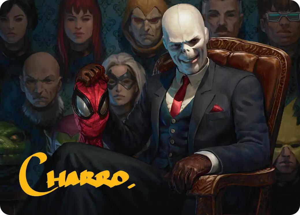 Chameleon, Master of Disguise Art Card (Gold-Stamped Signature) [Marvel's Spider-Man Art Series] | Card Citadel
