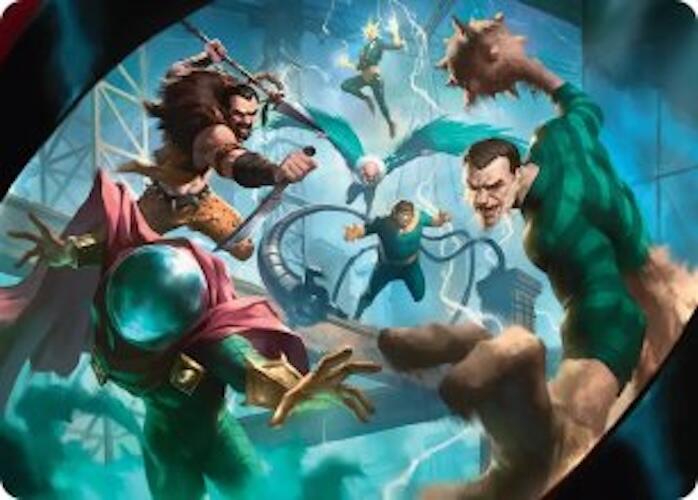 Behold the Sinister Six! Art Card (7/54) [Marvel's Spider-Man Art Series] | Card Citadel