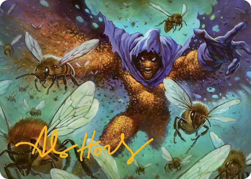 Swarm, Being of Bees Art Card (Gold-Stamped Signature) [Marvel's Spider-Man Art Series] | Card Citadel