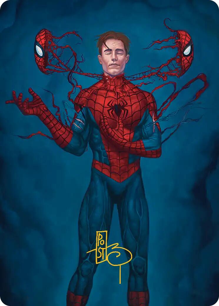 Secret Identity Art Card (Gold-Stamped Signature) [Marvel's Spider-Man Art Series] | Card Citadel