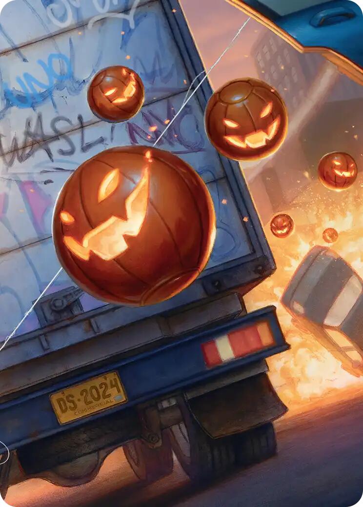 Pumpkin Bombs Art Card [Marvel's Spider-Man Art Series] | Card Citadel