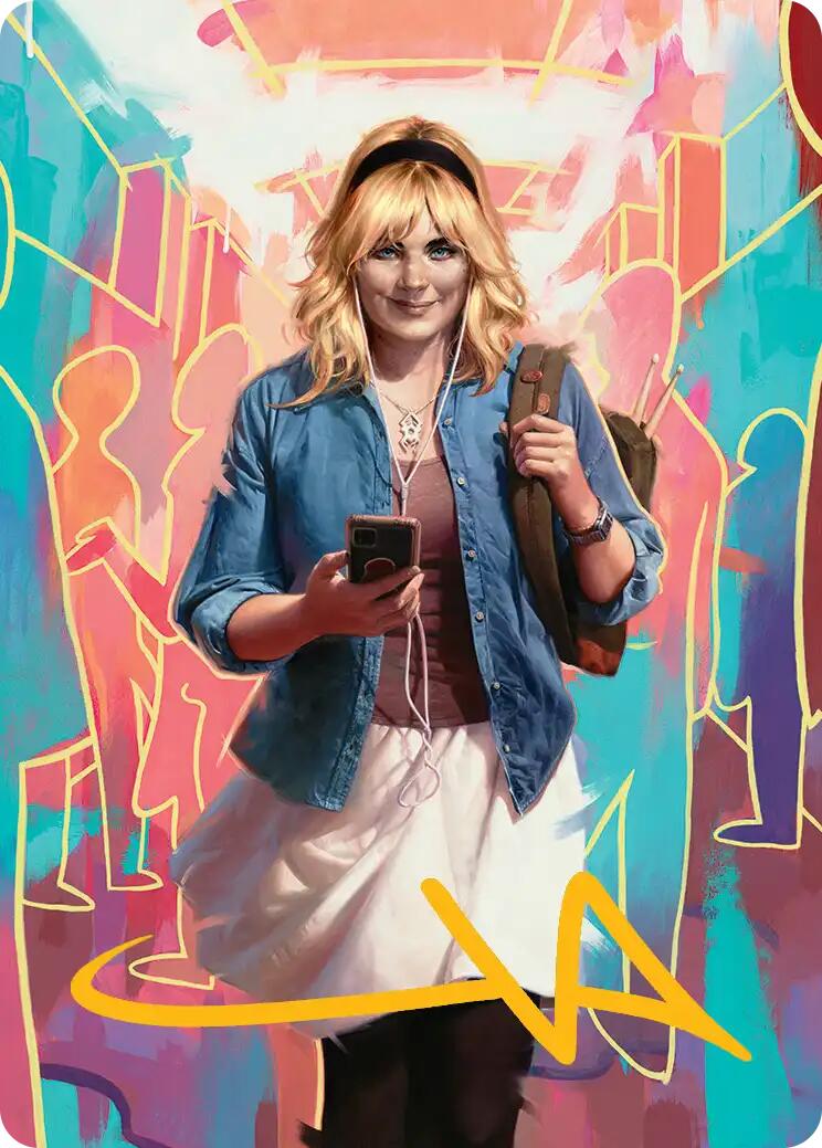 Gwen Stacy Art Card (Gold-Stamped Signature) (13/54) [Marvel's Spider-Man Art Series] | Card Citadel