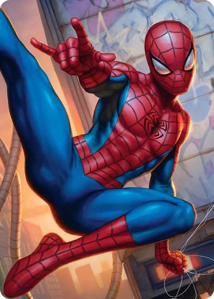 Sensational Spider-Man Art Card [Marvel's Spider-Man Art Series] | Card Citadel