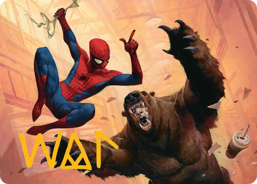 Wisecrack Art Card (Gold-Stamped Signature) [Marvel's Spider-Man Art Series] | Card Citadel