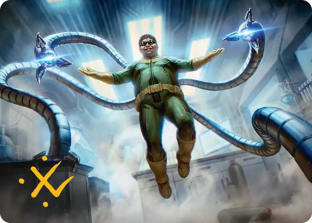 Doctor Octopus, Master Planner Art Card (25/54) (Gold-Stamped Signature) [Marvel's Spider-Man Art Series] | Card Citadel
