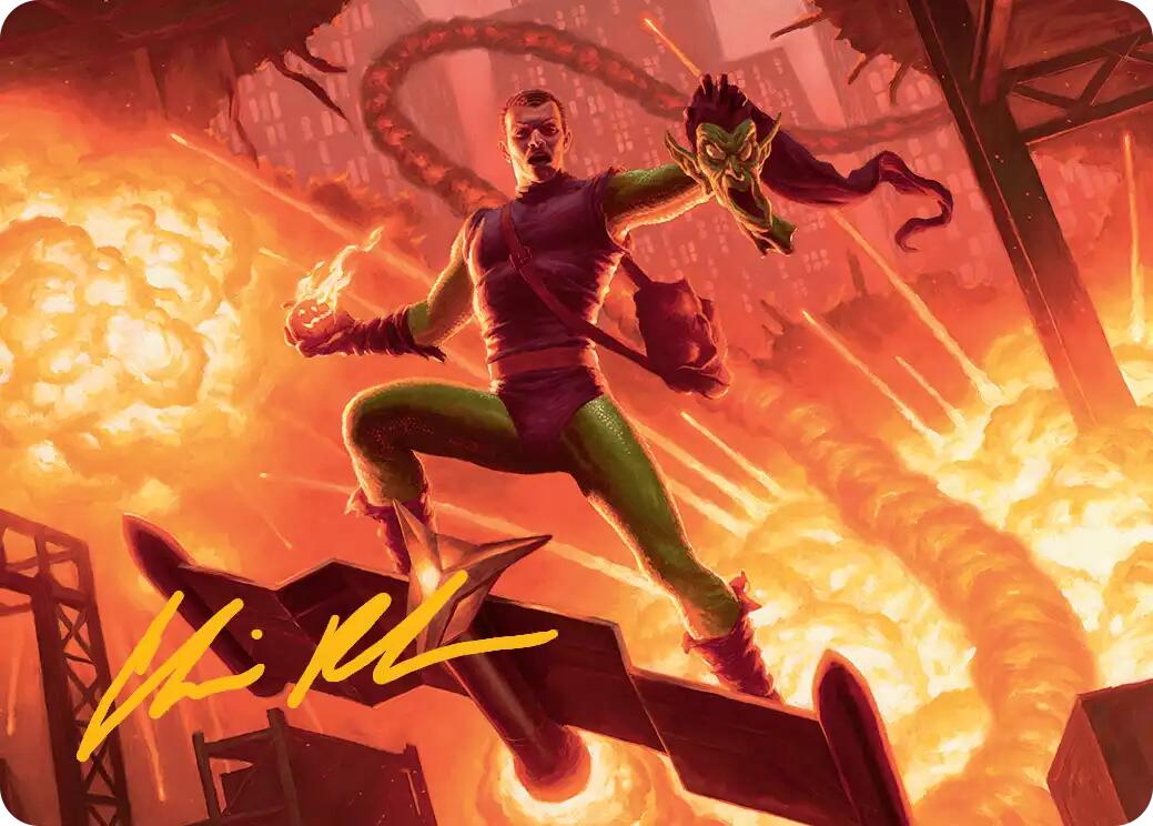 Green Goblin, Revenant Art Card (Gold-Stamped Signature) [Marvel's Spider-Man Art Series] | Card Citadel