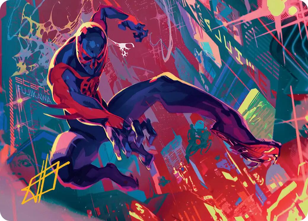 Spider-Man 2099 Art Card (Gold-Stamped Signature) [Marvel's Spider-Man Art Series] | Card Citadel