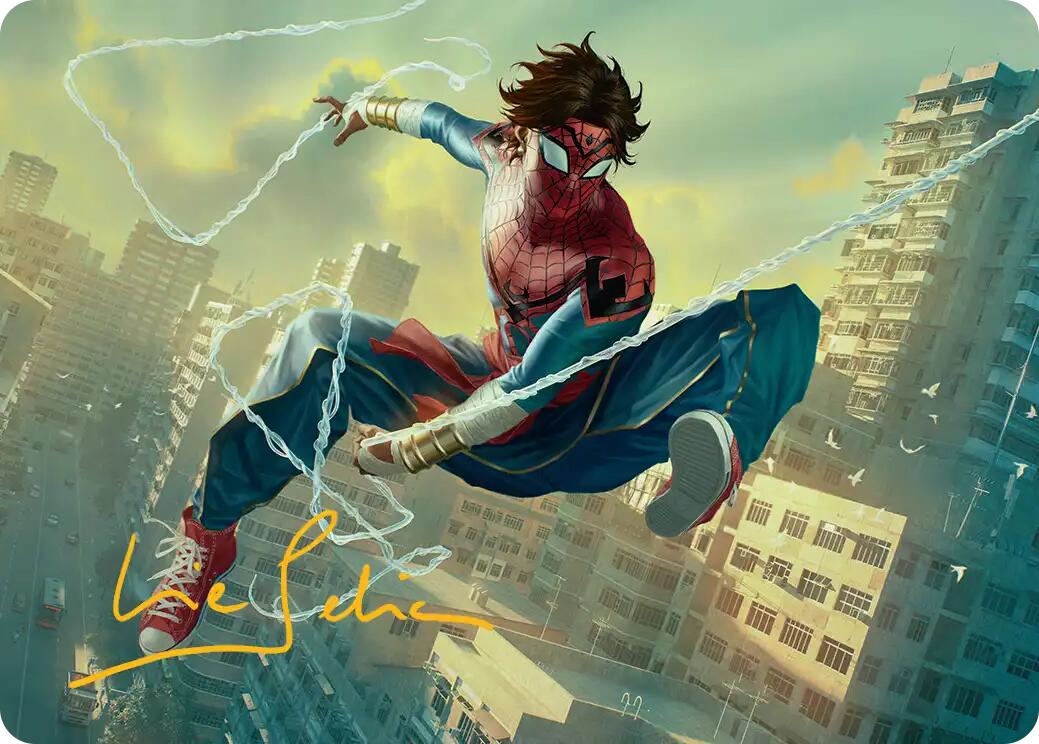 Spider-Man India Art Card (Gold-Stamped Signature) [Marvel's Spider-Man Art Series] | Card Citadel