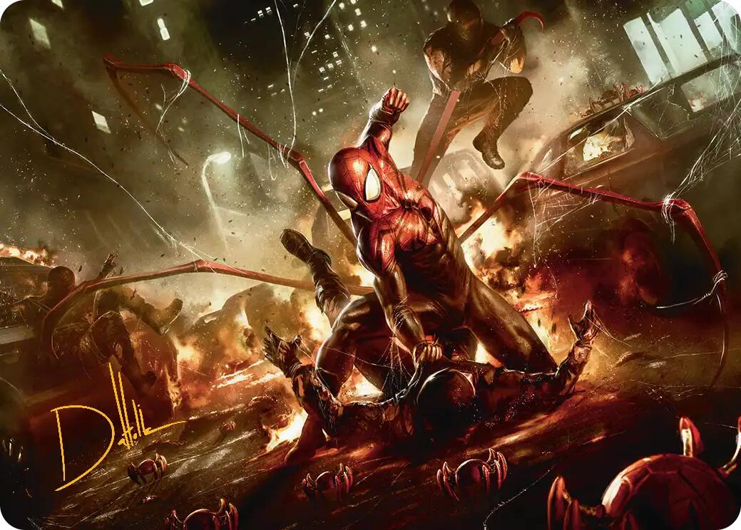 Superior Spider-Man Art Card (Gold-Stamped Signature) [Marvel's Spider-Man Art Series] | Card Citadel