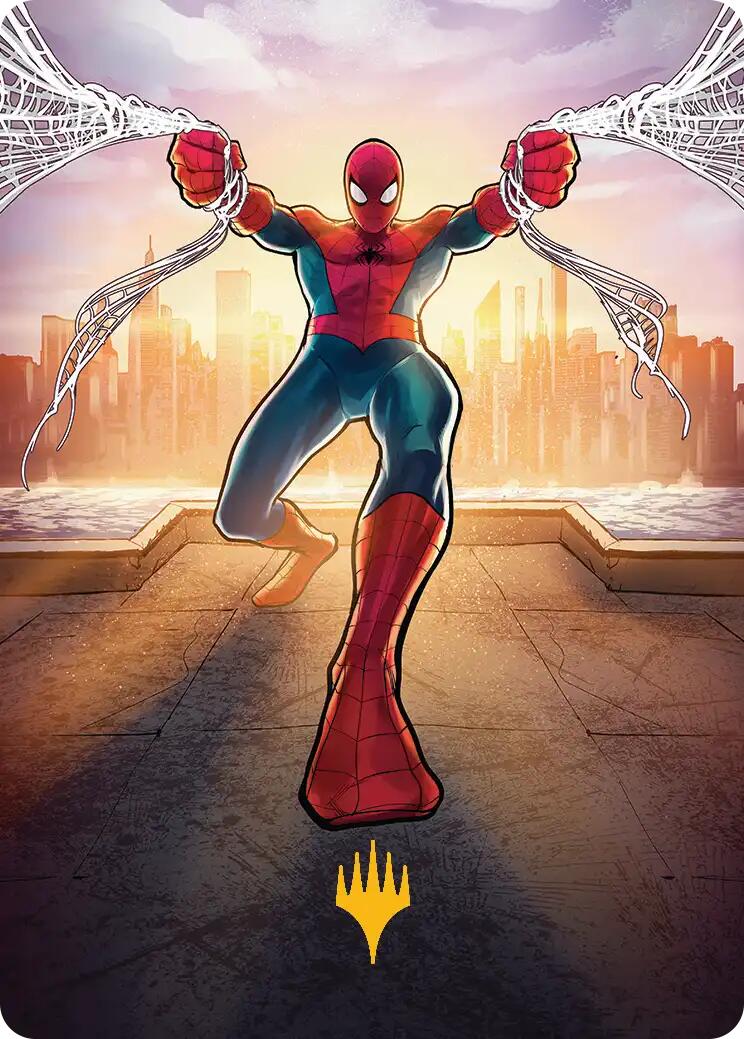 Amazing Spider-Man Art Card (36/54) (Gold-Stamped Planeswalker Symbol) [Marvel's Spider-Man Art Series] | Card Citadel