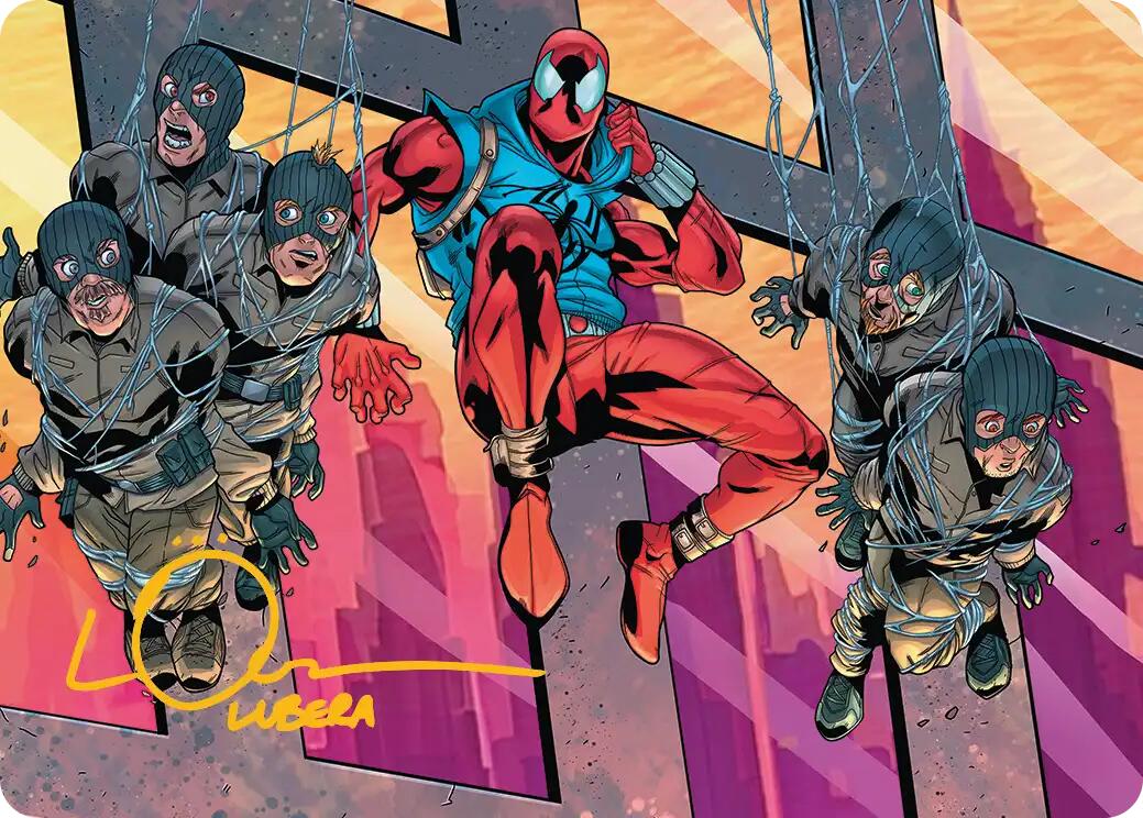 Scarlet Spider, Ben Reilly Art Card (Gold-Stamped Signature) [Marvel's Spider-Man Art Series] | Card Citadel