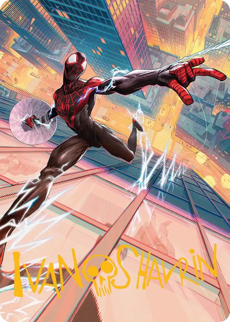 Ultimate Spider-Man Art Card (Gold-Stamped Signature) [Marvel's Spider-Man Art Series] | Card Citadel