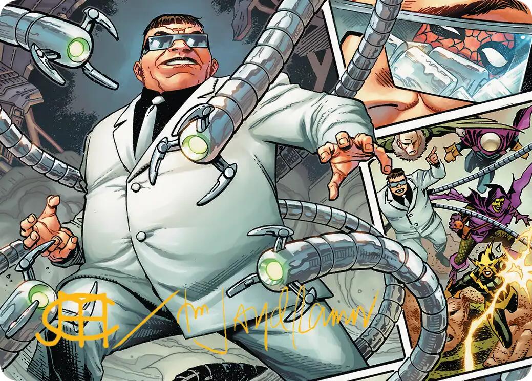 Doctor Octopus, Master Planner Art Card (48/54) (Gold-Stamped Signature) [Marvel's Spider-Man Art Series] | Card Citadel