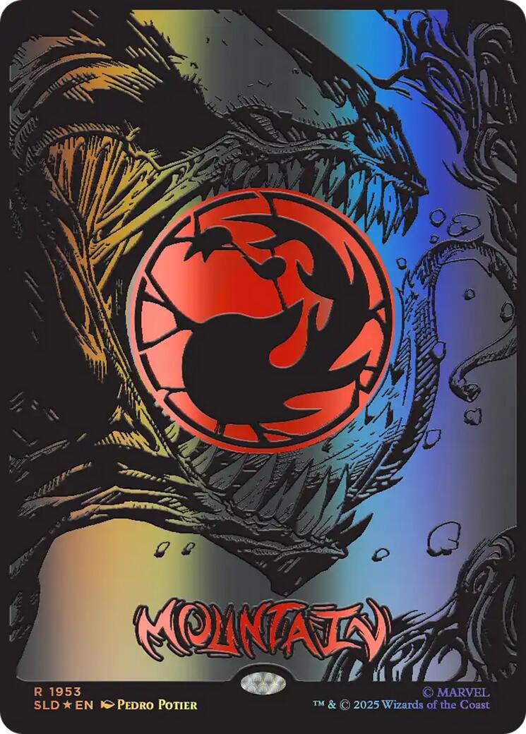 Mountain (1953) (Raised Foil) [Secret Lair Drop Series] | Card Citadel