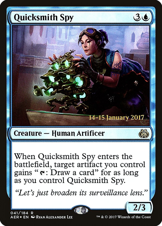 Quicksmith Spy [Aether Revolt Prerelease Promos] | Card Citadel