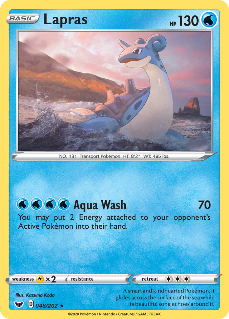 Lapras (048/202) [Sword & Shield: Base Set] | Card Citadel