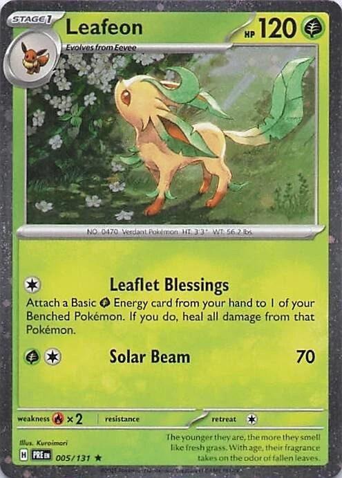 Leafeon (005/131) (Cosmos Holo) [Miscellaneous Cards] | Card Citadel