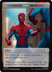 Copy // Human Citizen Double-Sided Token [Marvel's Spider-Man Tokens] | Card Citadel