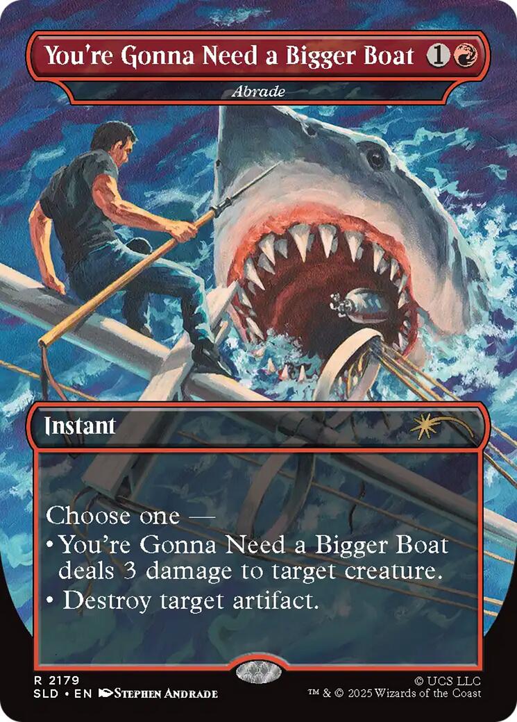 You're Gonna Need a Bigger Boat - Abrade [Secret Lair Drop Series] | Card Citadel