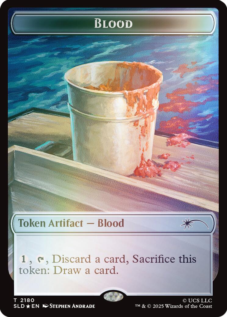 Blood Token (Rainbow Foil) [Secret Lair Drop Series] | Card Citadel