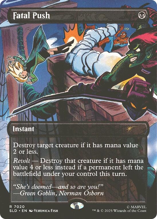 Fatal Push (7020) [Secret Lair Drop Series] | Card Citadel