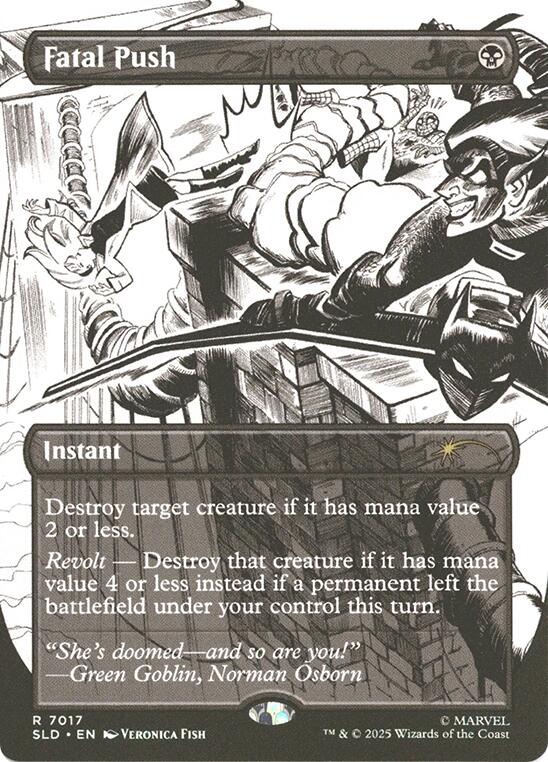 Fatal Push (7017) [Secret Lair Drop Series] | Card Citadel
